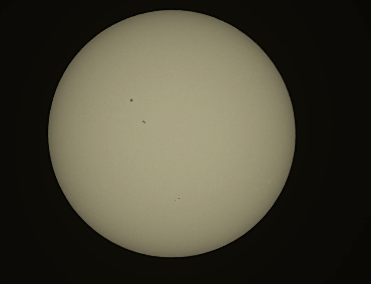 ISS-Solar Transit on 2/24/22